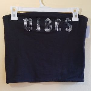 🌌 Vibes Graphic Tube Top